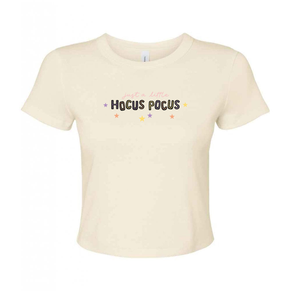 Hocus Pocus Embroidered Micro Rib Baby Tee