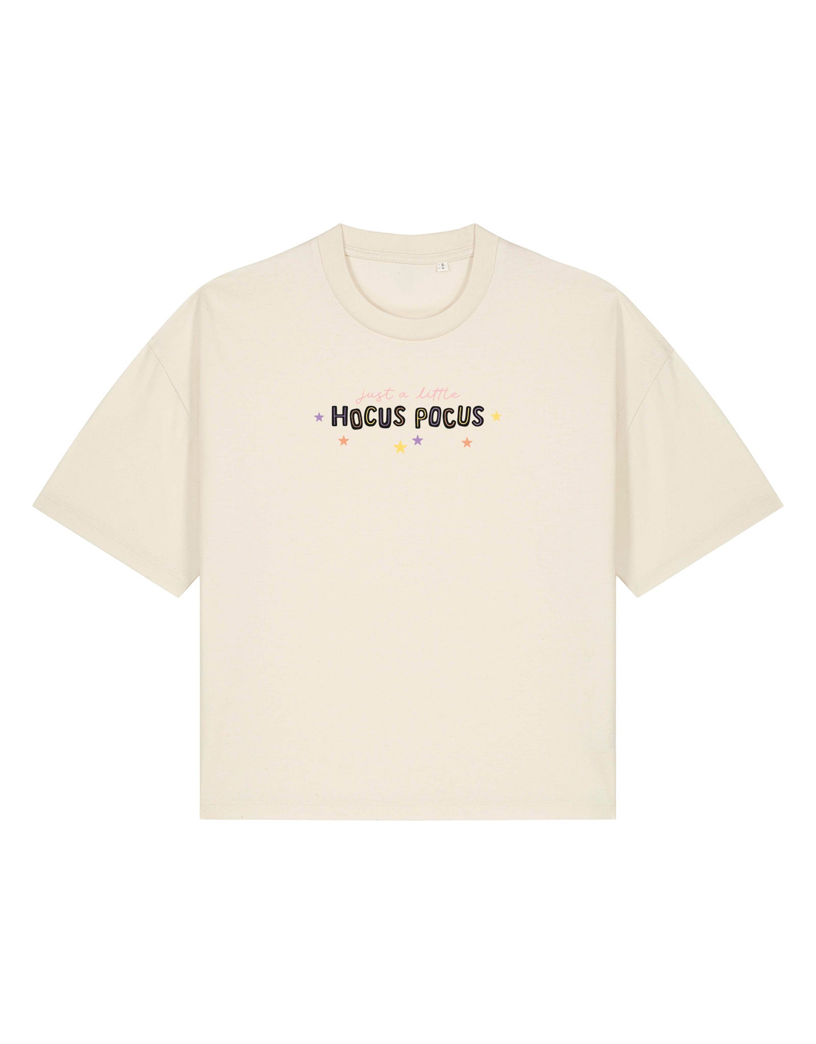 Hocus Pocus Embroidered Boxy Organic Cotton Tee