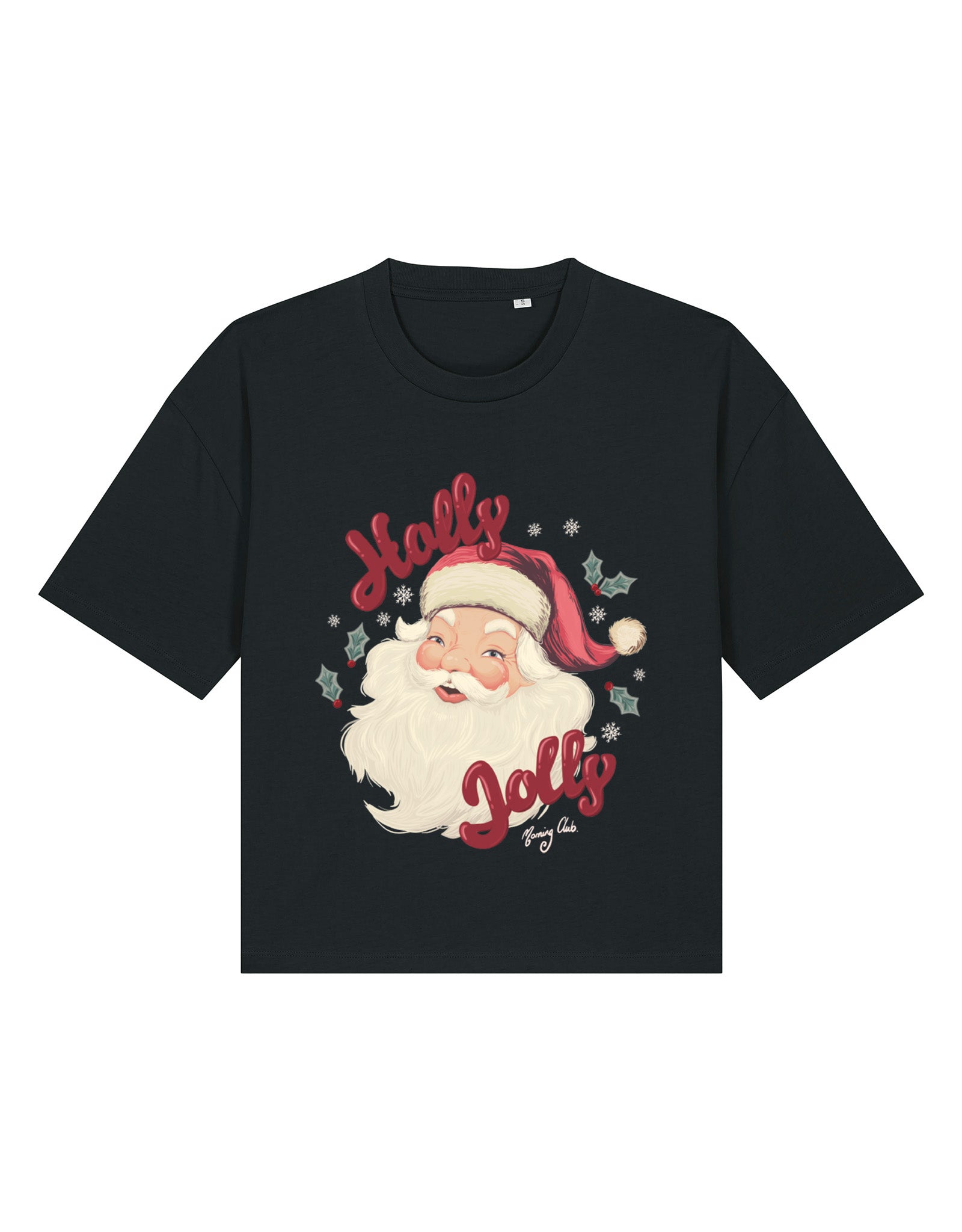 Holly Jolly Boxy Organic Cotton Tee