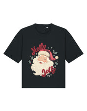Holly Jolly Boxy Organic Cotton Tee