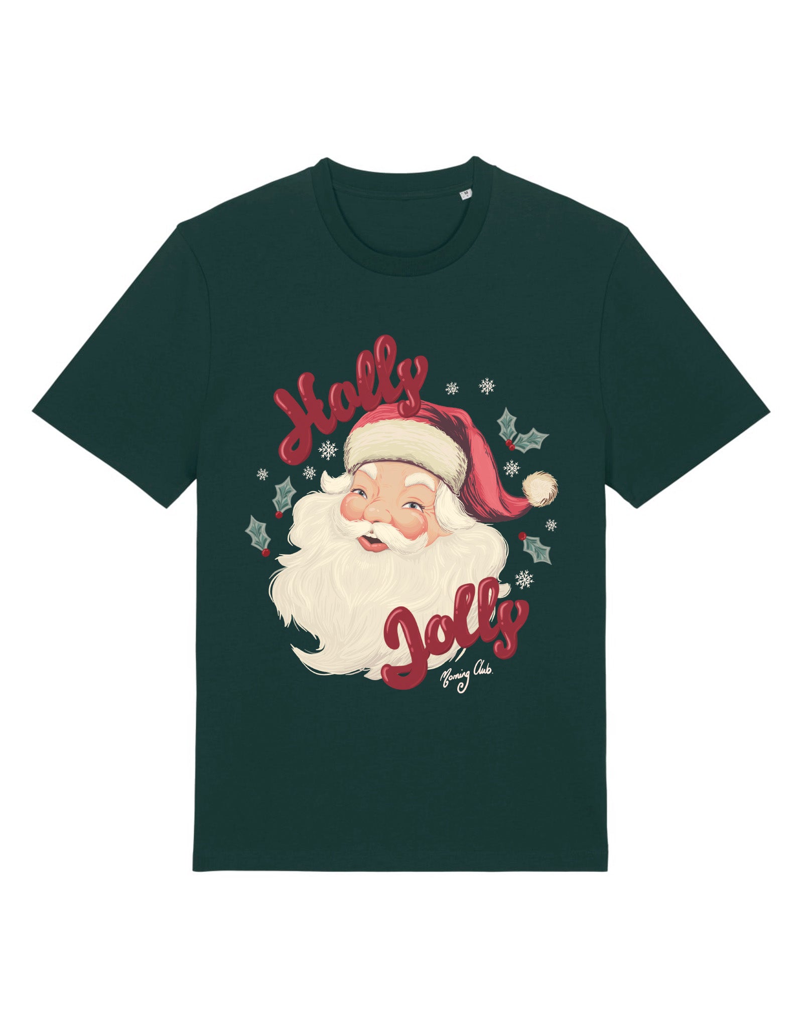 Holly Jolly Santa Organic Cotton T-Shirt