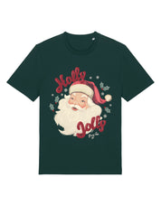 Holly Jolly Santa Organic Cotton T-Shirt