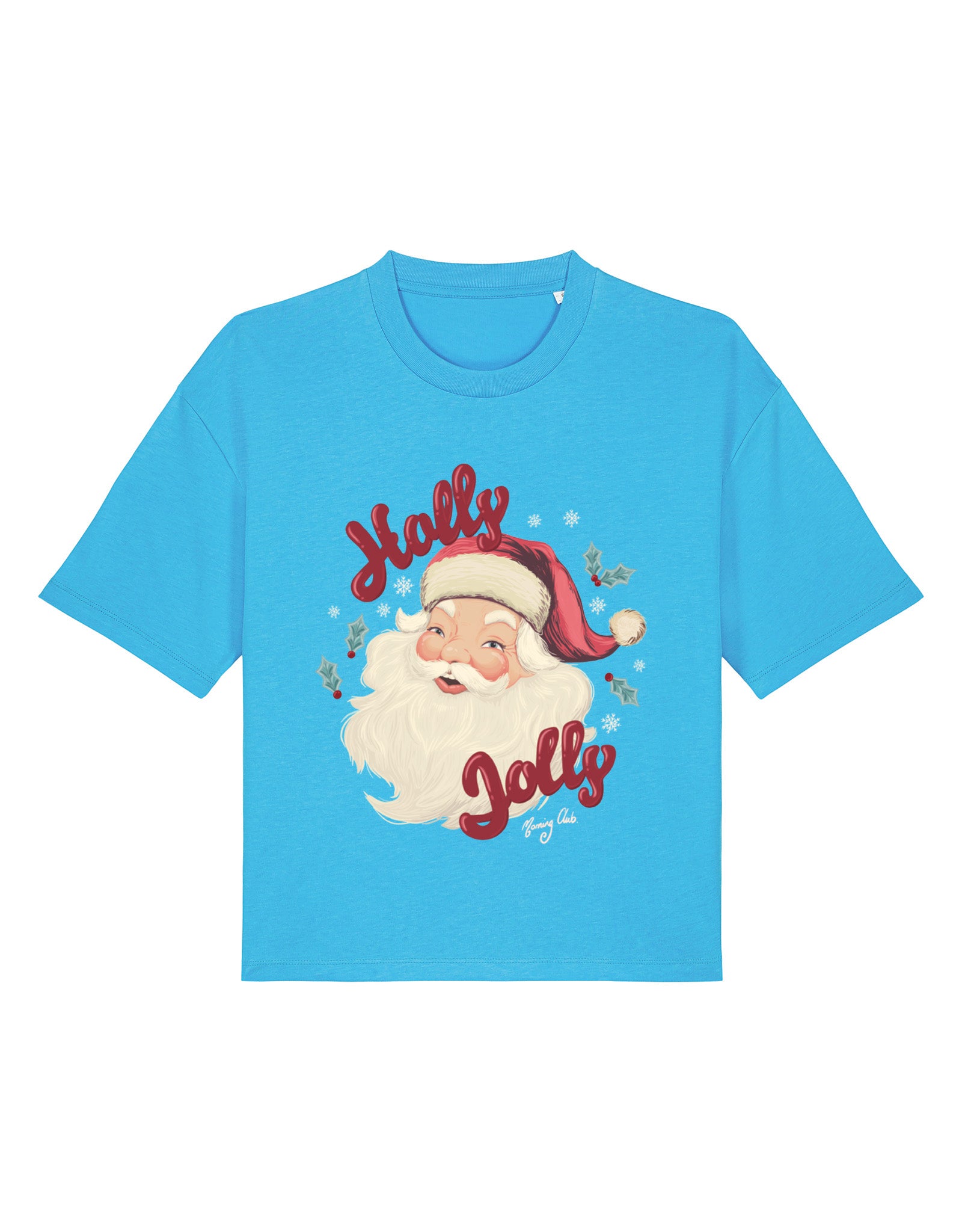 Holly Jolly Boxy Organic Cotton Tee