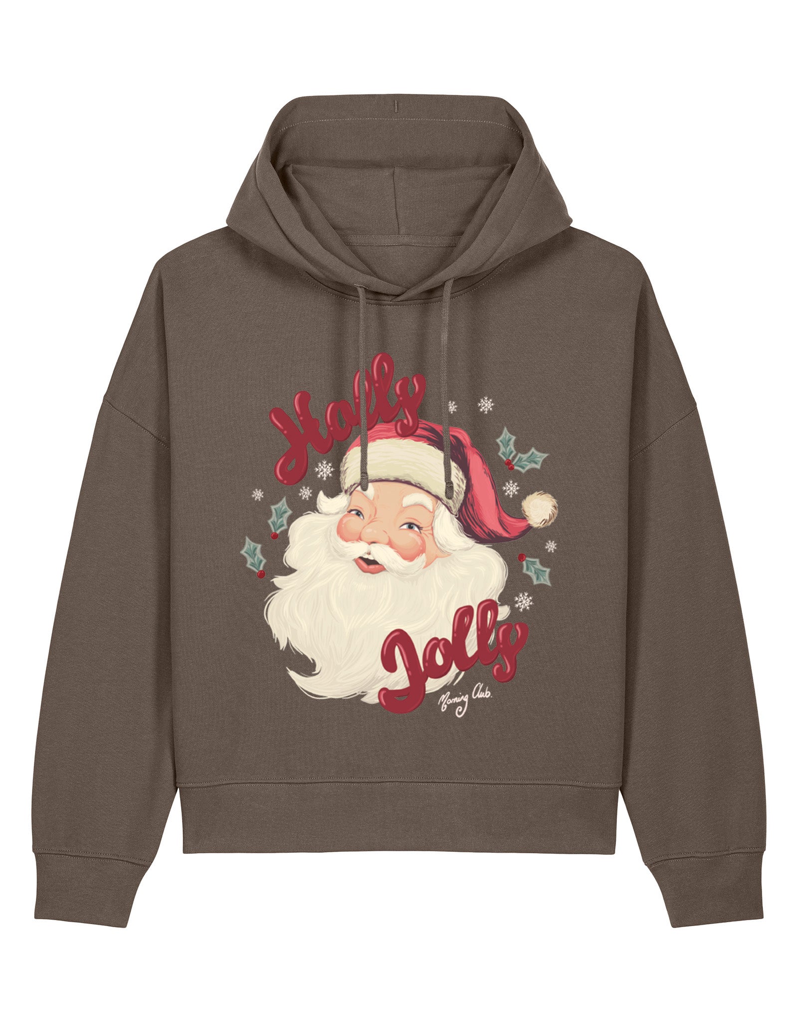 Holly Jolly Boxy Organic Cotton Hoodie
