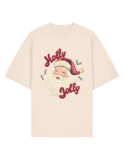 Holly Jolly Oversized Organic Cotton Tee