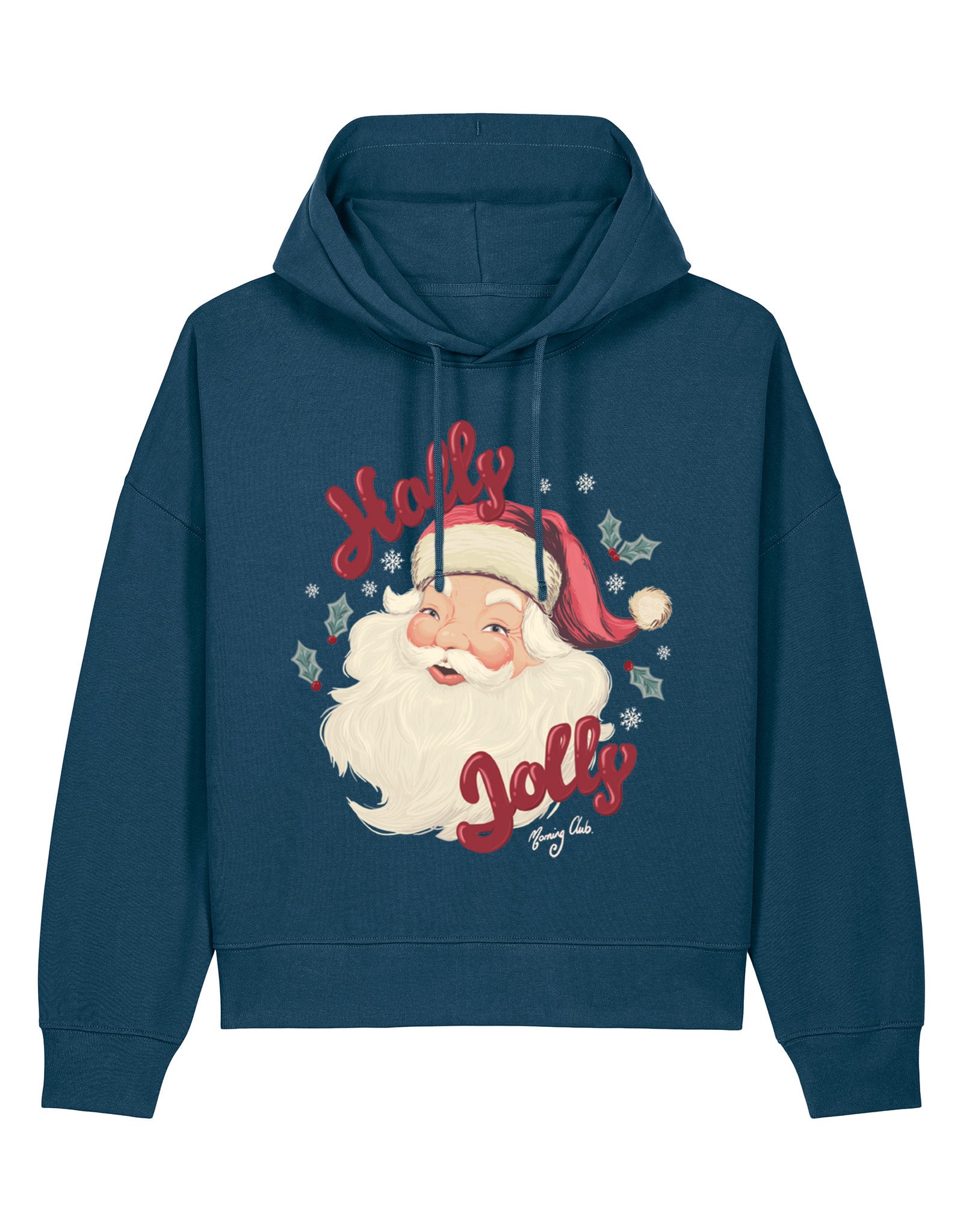 Holly Jolly Boxy Organic Cotton Hoodie