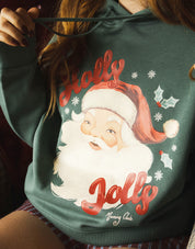 Holly Jolly Boxy Organic Cotton Hoodie