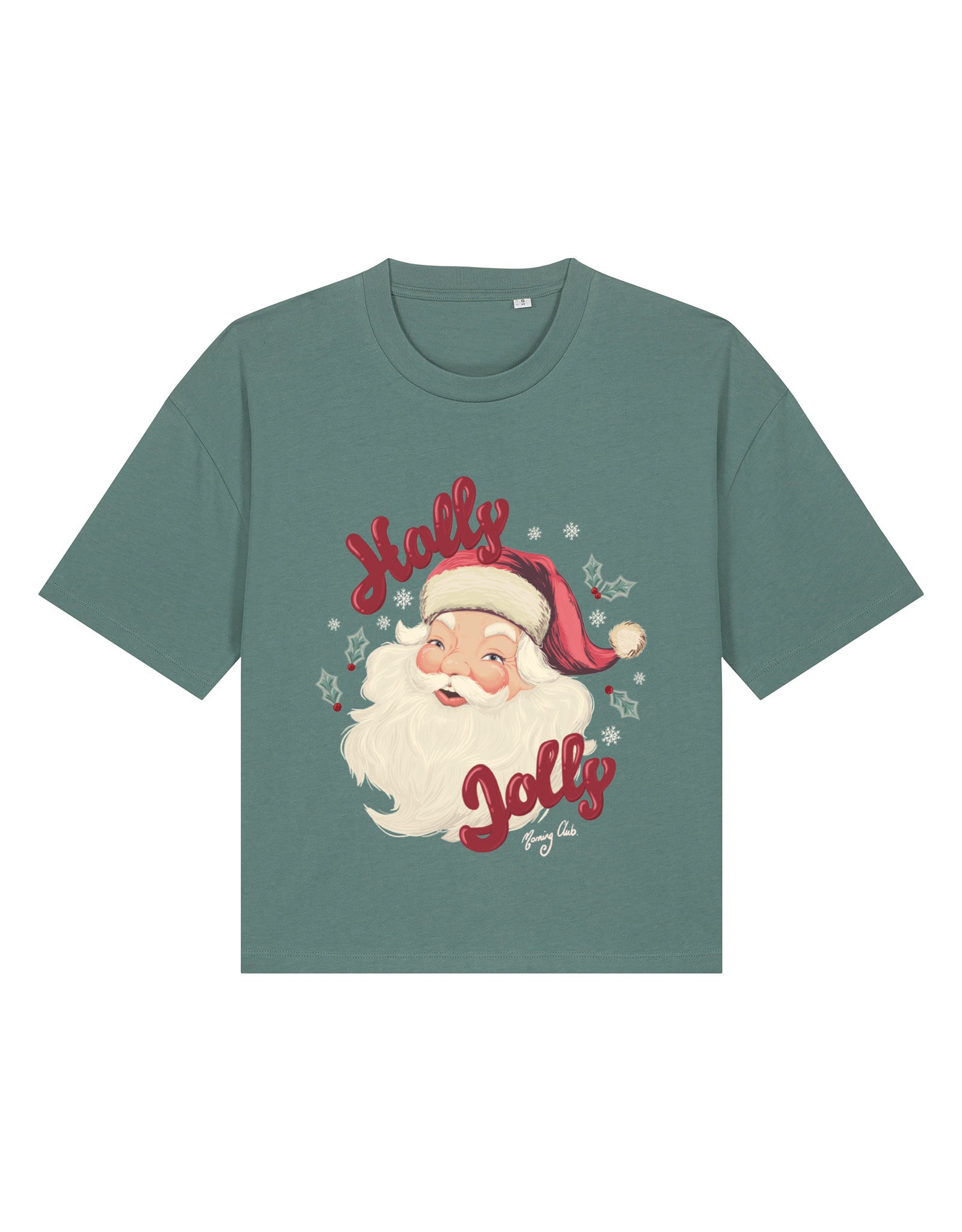 Holly Jolly Boxy Organic Cotton Tee