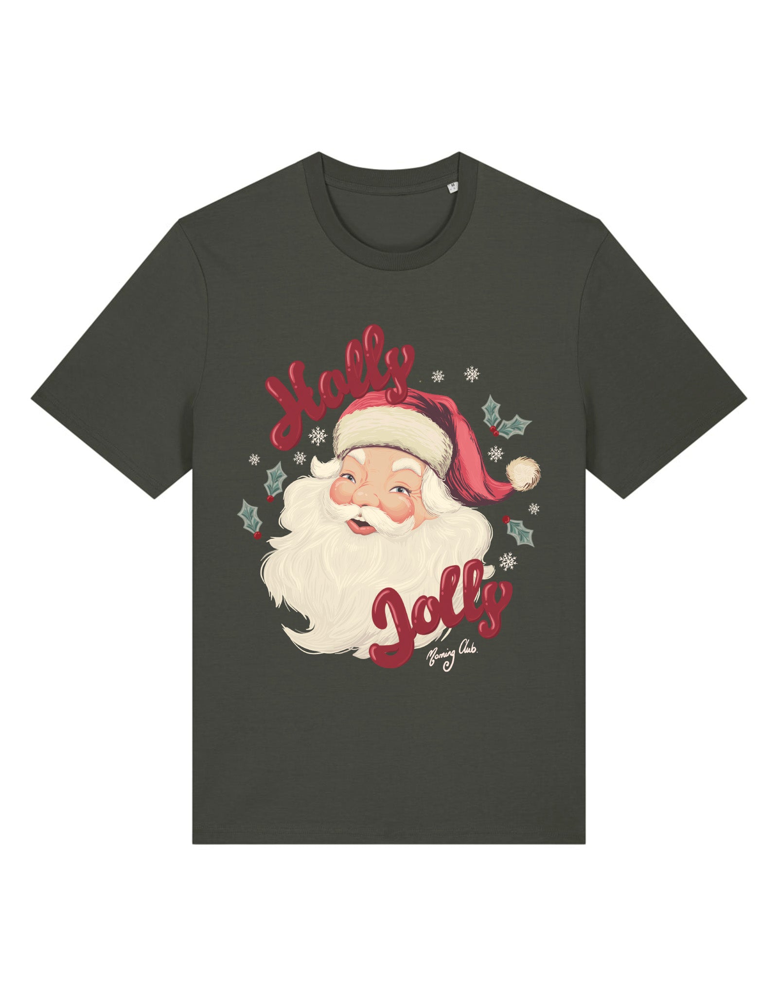 Holly Jolly Santa Organic Cotton T-Shirt
