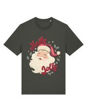 Holly Jolly Santa Organic Cotton T-Shirt