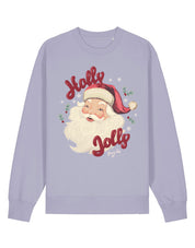 Holly Jolly Santa Organic Cotton Sweatshirt