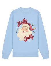 Holly Jolly Santa Organic Cotton Sweatshirt