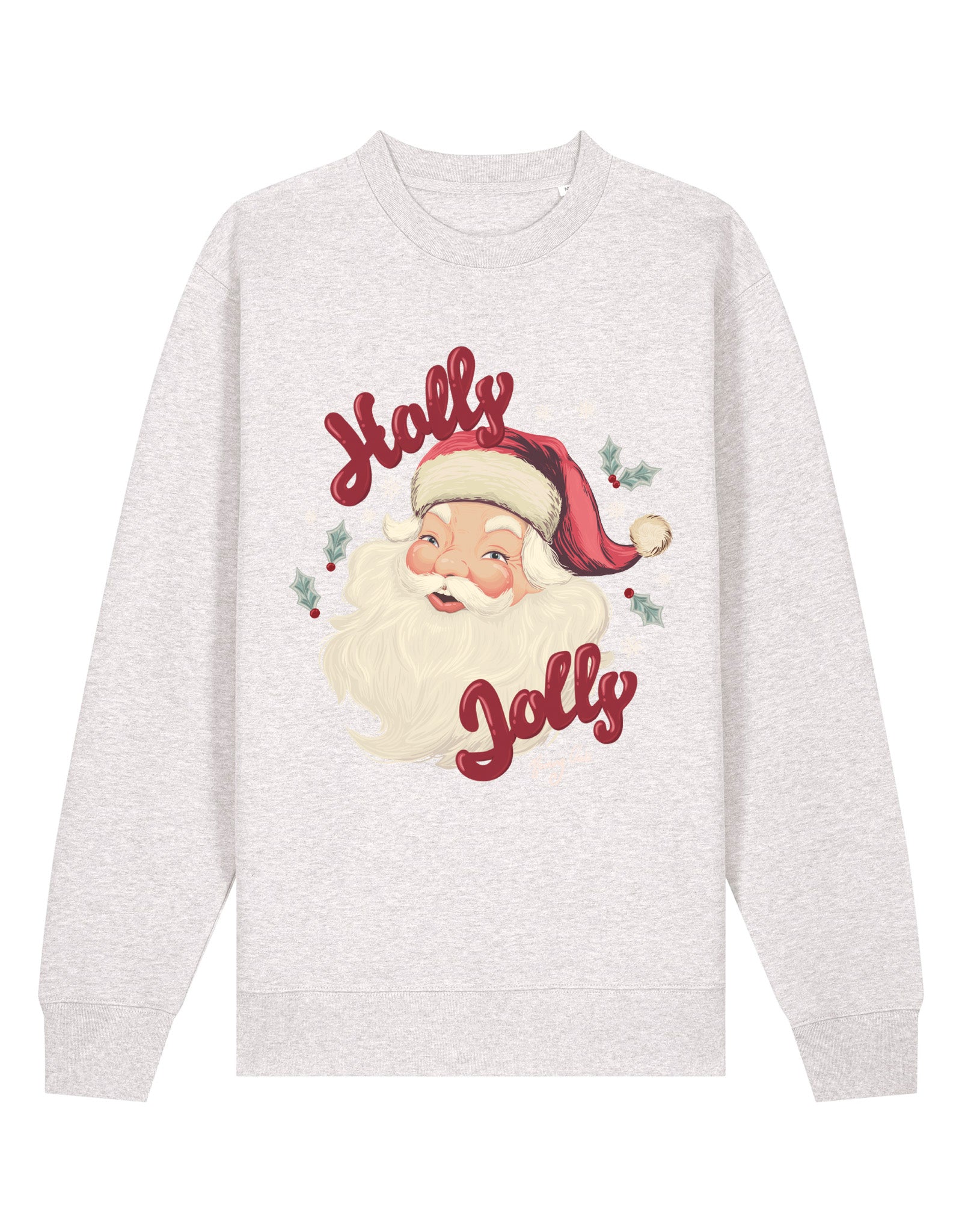 Holly Jolly Santa Organic Cotton Sweatshirt