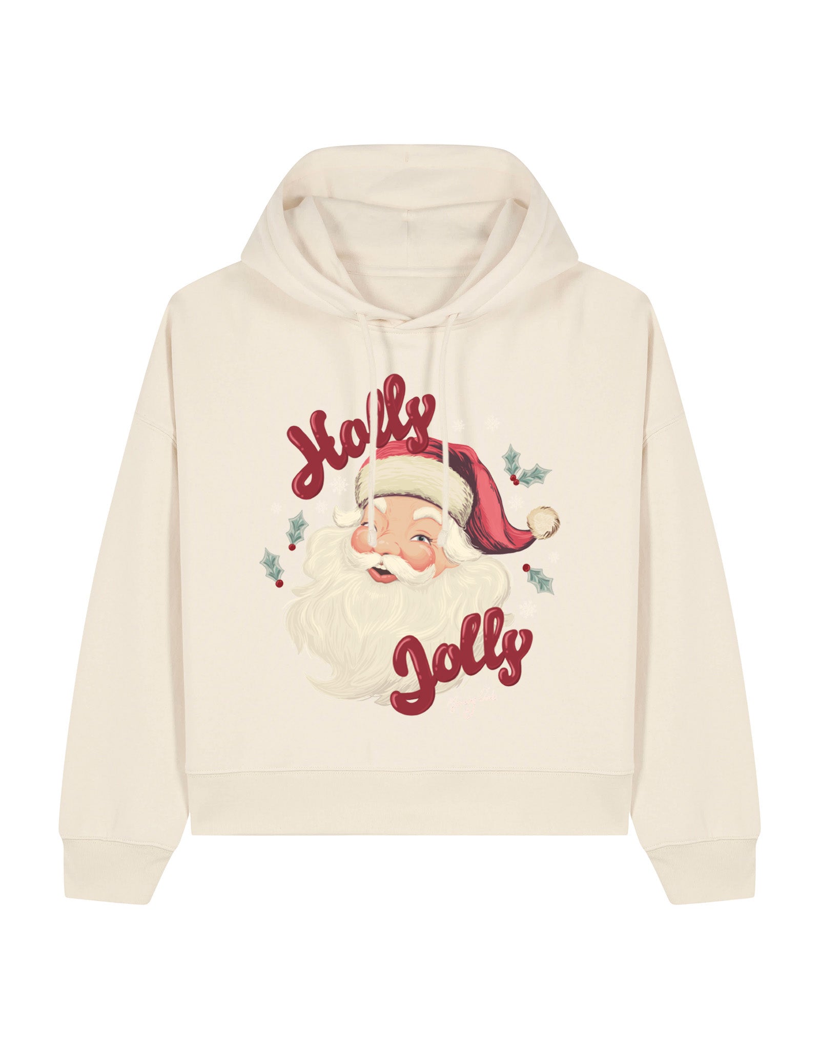 Holly Jolly Boxy Organic Cotton Hoodie