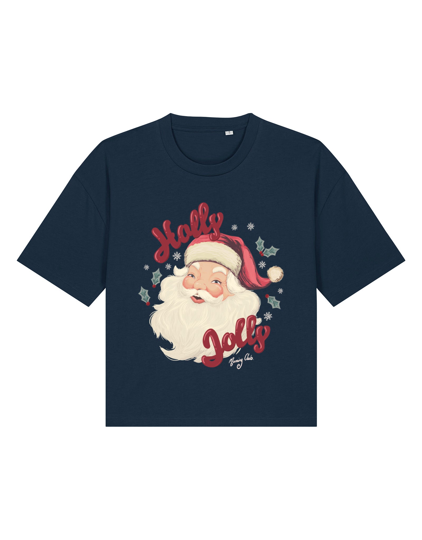 Holly Jolly Boxy Organic Cotton Tee