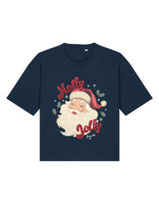 Holly Jolly Boxy Organic Cotton Tee