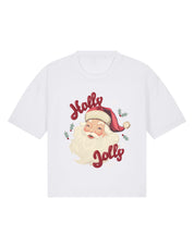 Holly Jolly Boxy Organic Cotton Tee