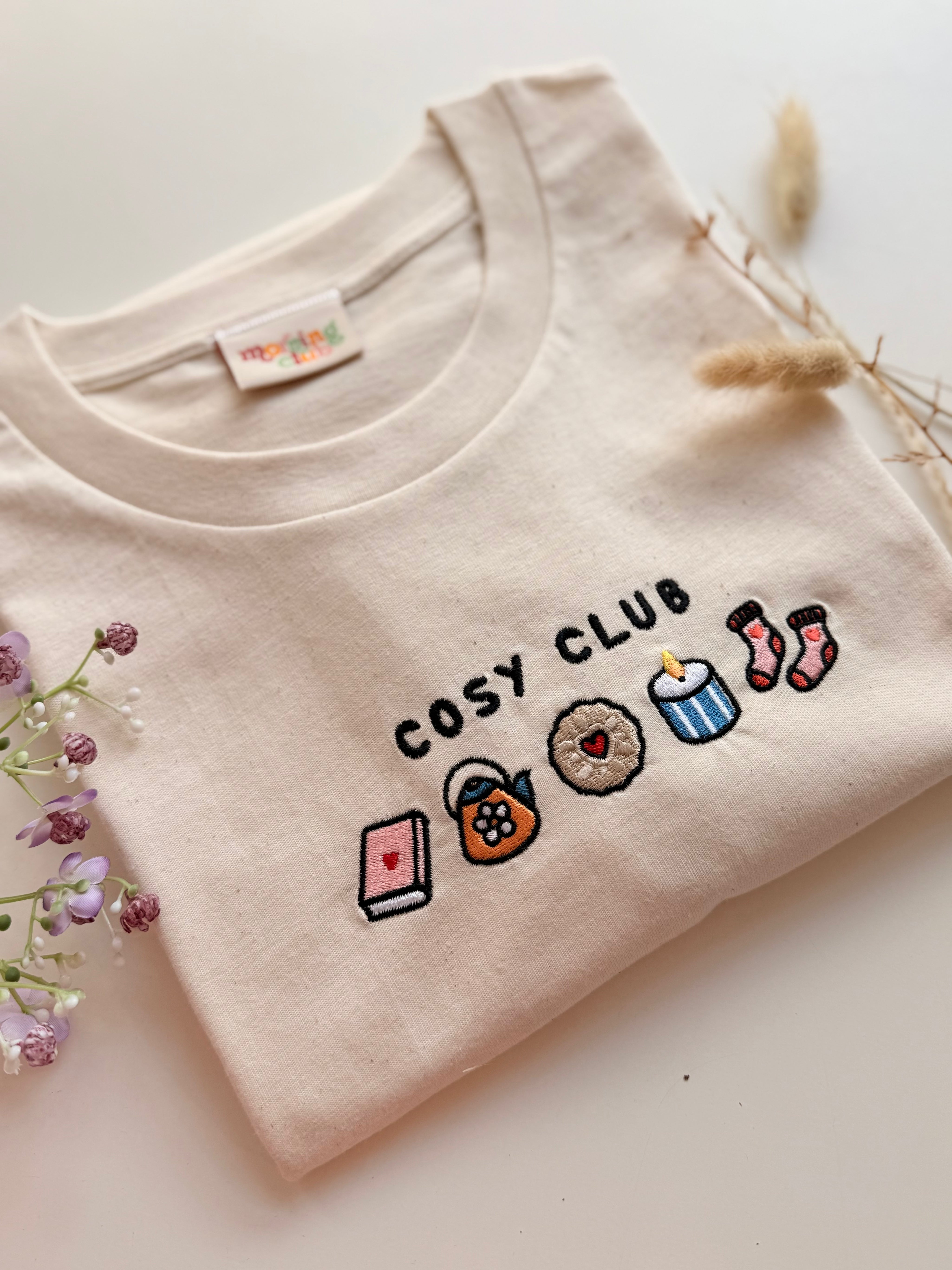 Cosy Club Embroidered Organic Cotton Childrens T-Shirt