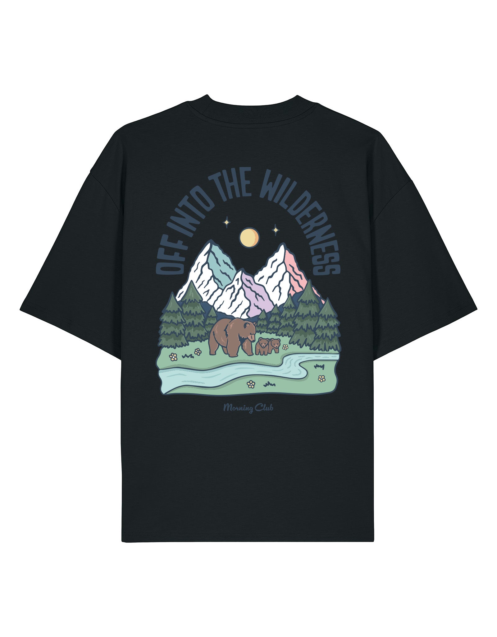 Into The Wilderness Printed Oversized Organic Cotton Tee