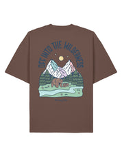 Into The Wilderness Printed Oversized Organic Cotton Tee