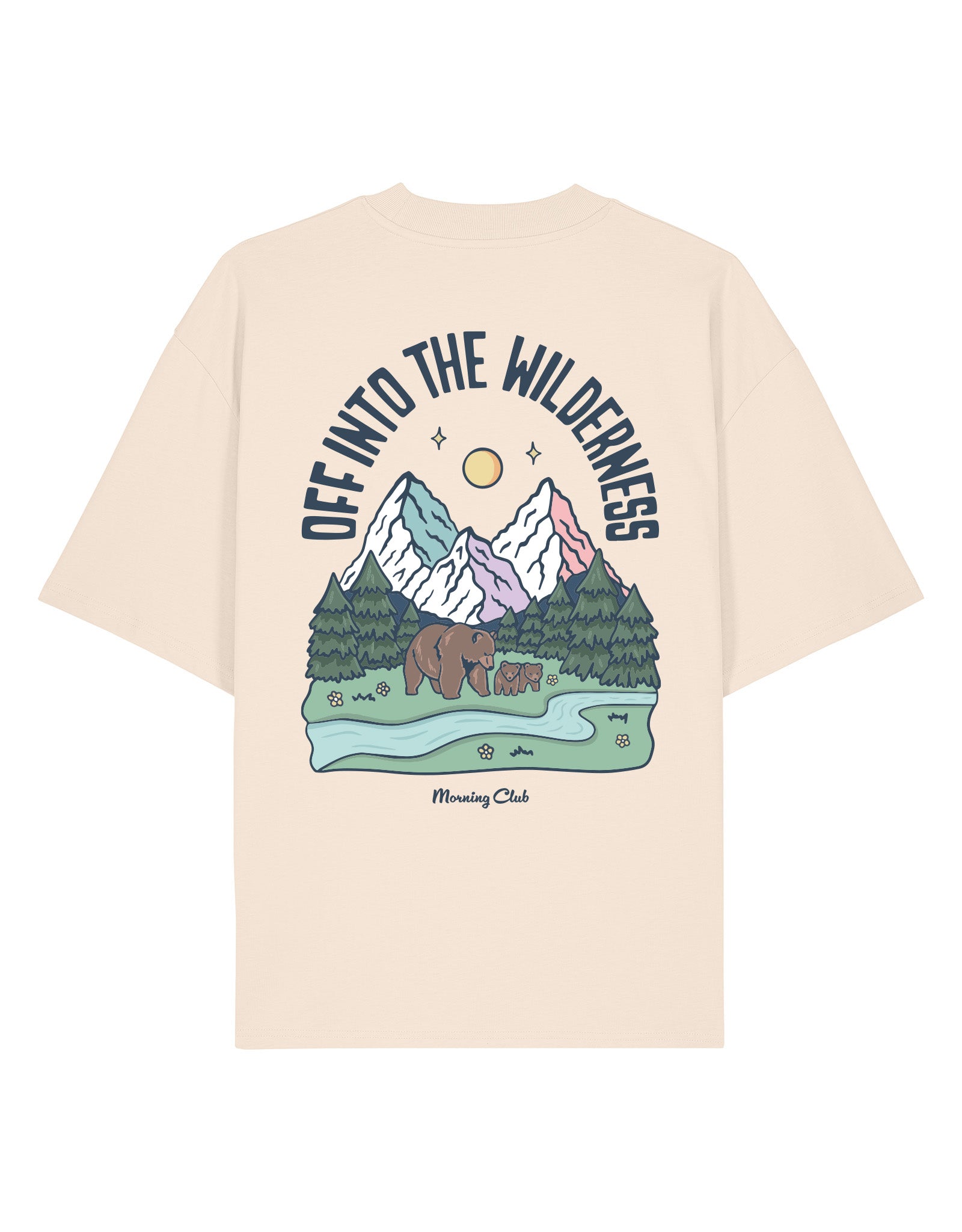 Into The Wilderness Printed Oversized Organic Cotton Tee