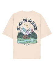 Into The Wilderness Printed Oversized Organic Cotton Tee