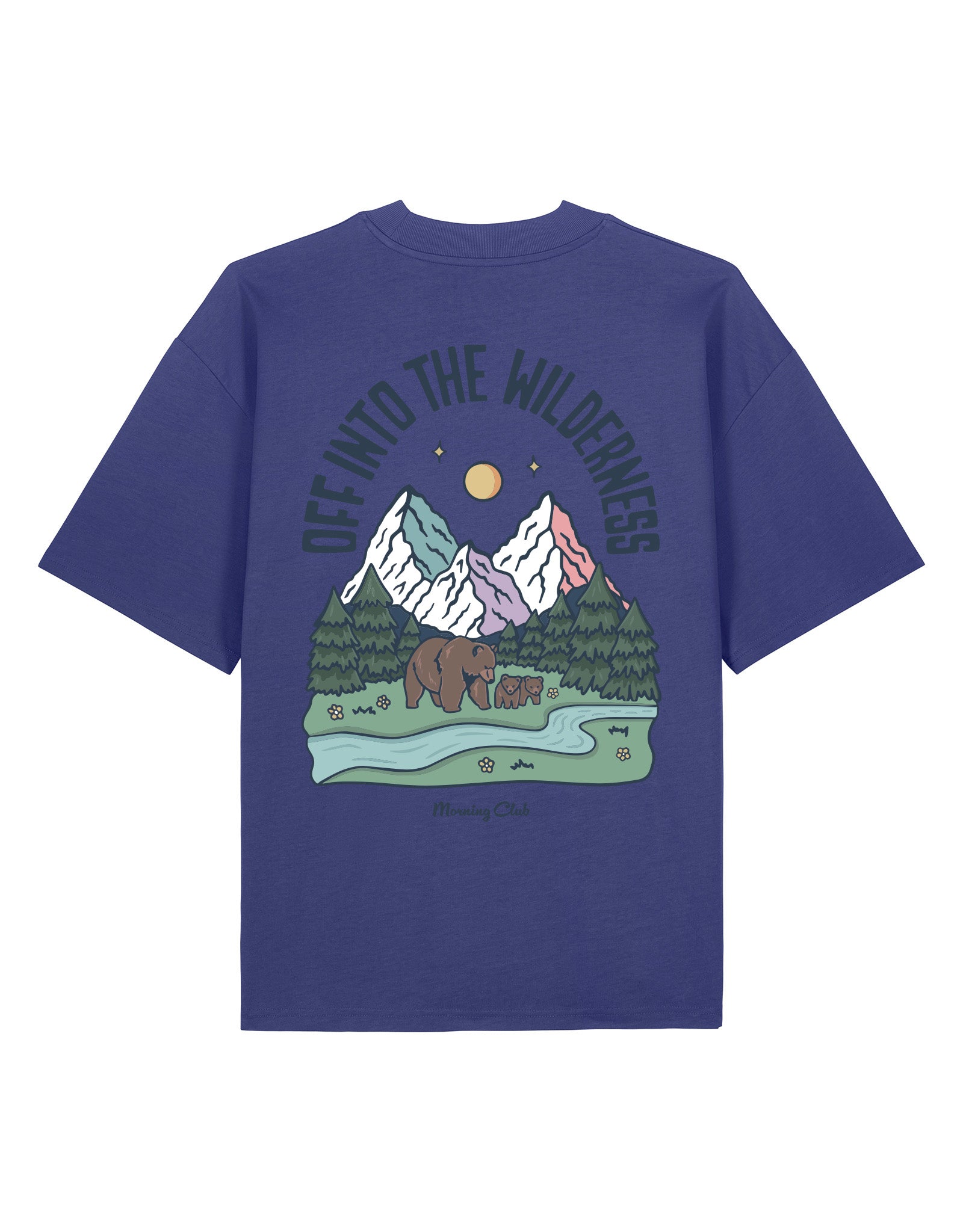Into The Wilderness Printed Oversized Organic Cotton Tee