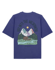 Into The Wilderness Printed Oversized Organic Cotton Tee