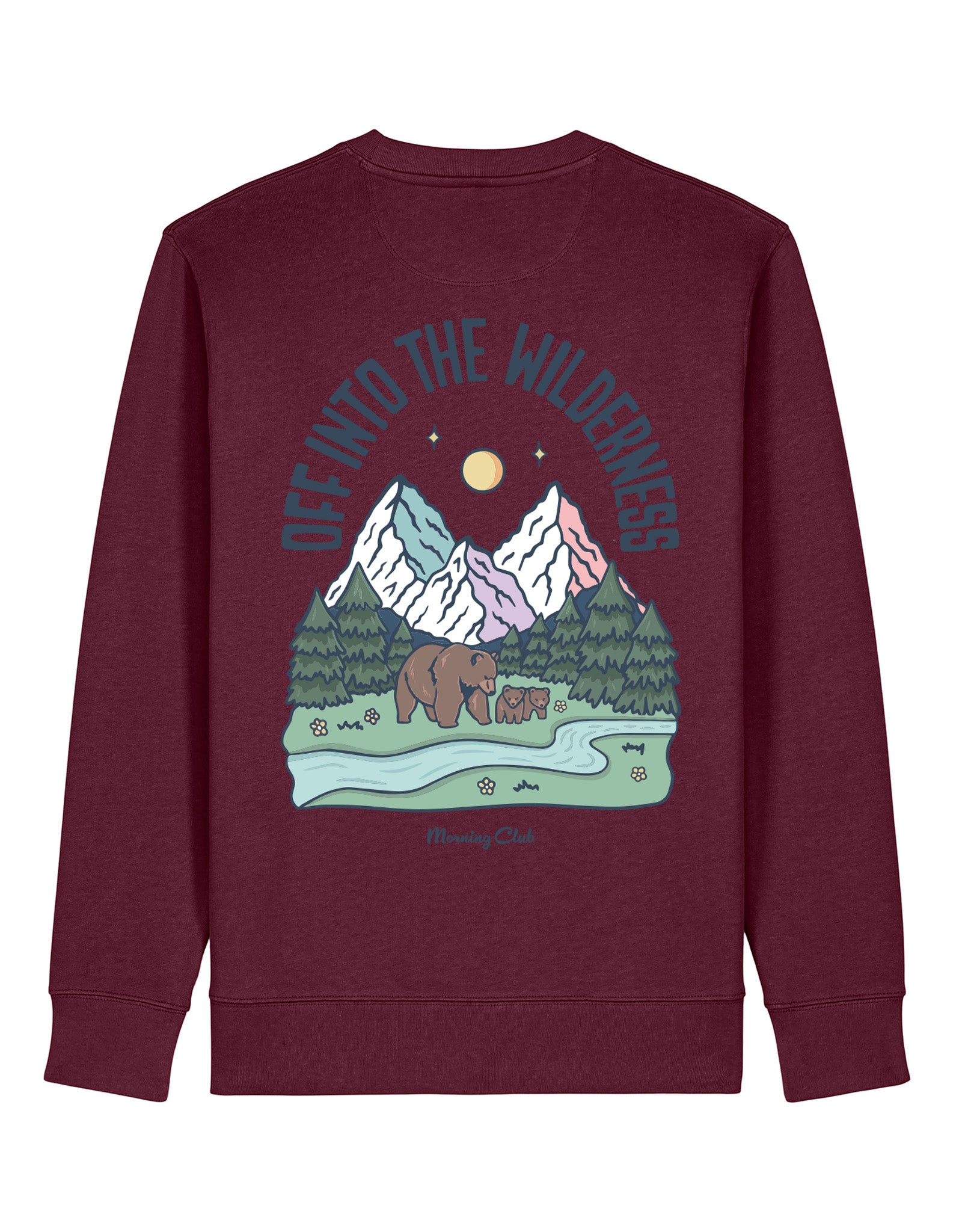 Into The Wilderness Printed Organic Cotton Sweatshirt