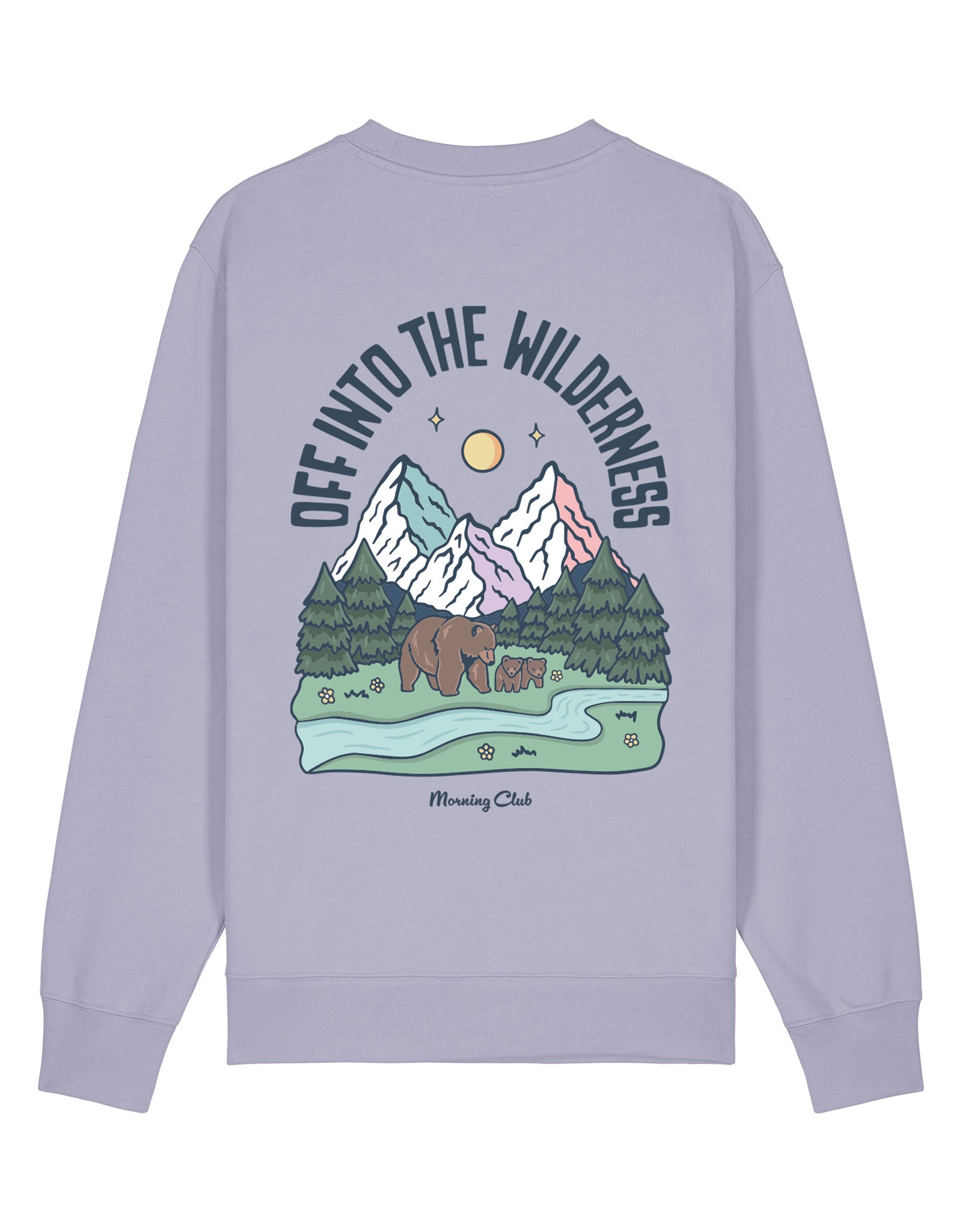 Into The Wilderness Printed Organic Cotton Sweatshirt