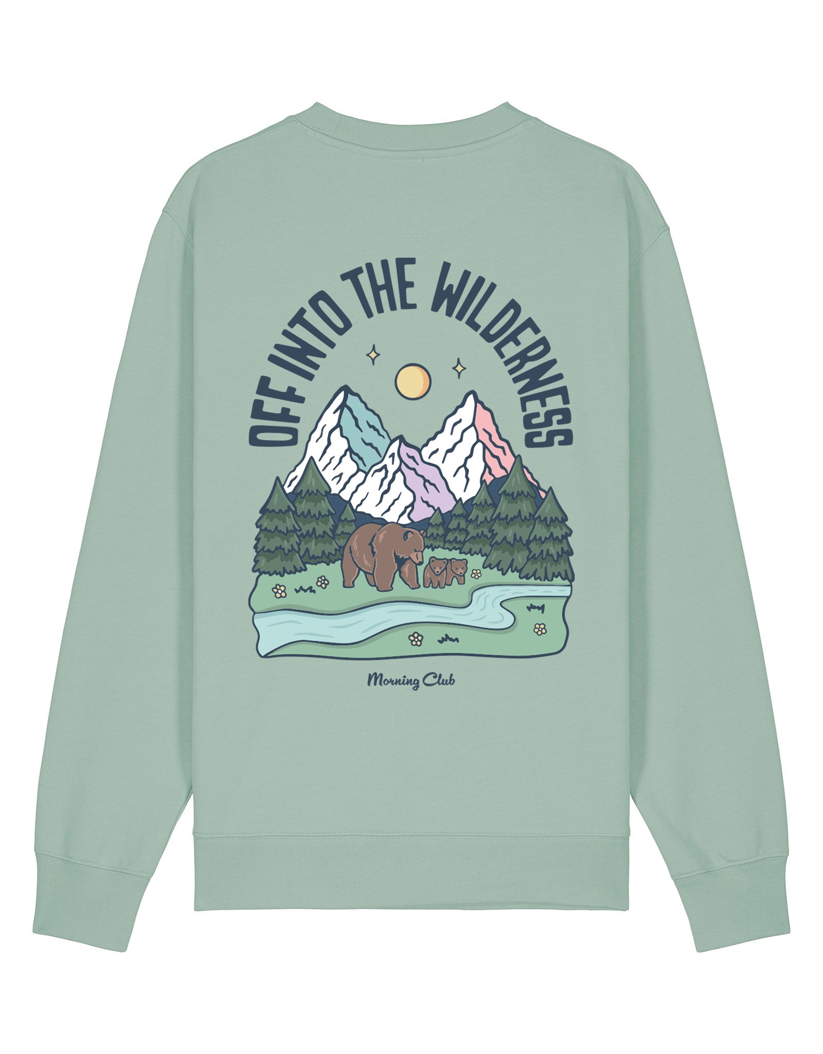 Into The Wilderness Printed Organic Cotton Sweatshirt