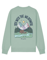Into The Wilderness Printed Organic Cotton Sweatshirt