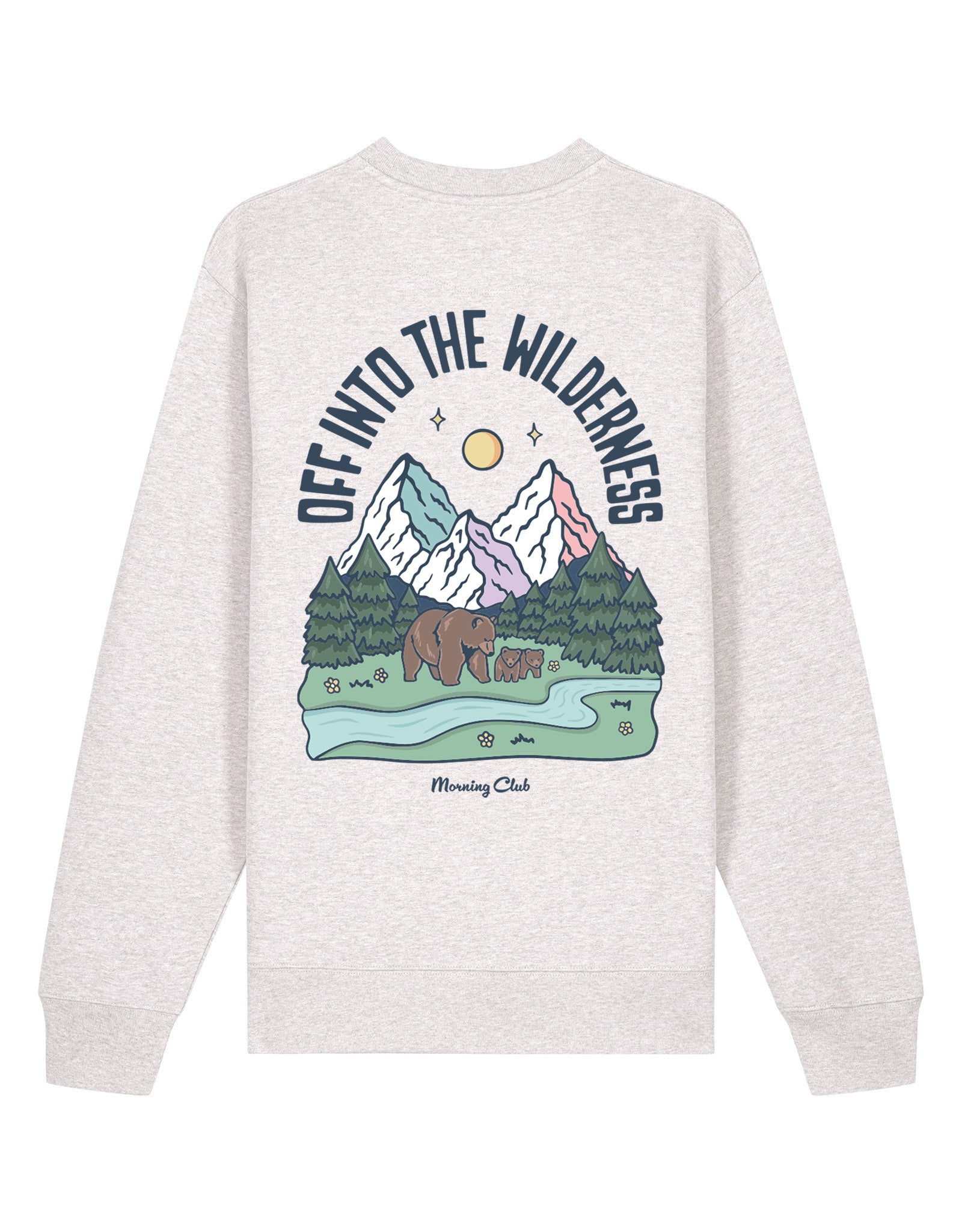 Into The Wilderness Printed Organic Cotton Sweatshirt