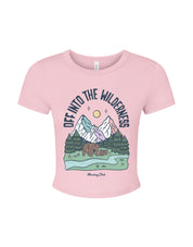 Into The Wilderness Printed Micro Rib Baby Tee