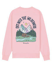 Into The Wilderness Printed Organic Cotton Sweatshirt