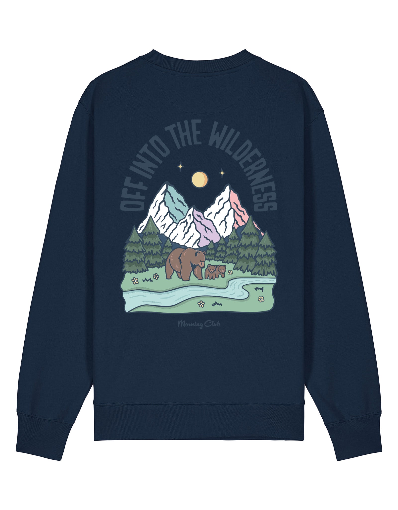 Into The Wilderness Printed Organic Cotton Sweatshirt