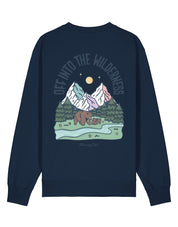 Into The Wilderness Printed Organic Cotton Sweatshirt