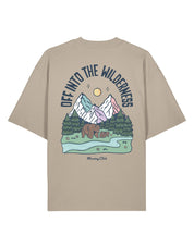 Into The Wilderness Printed Oversized Organic Cotton Tee