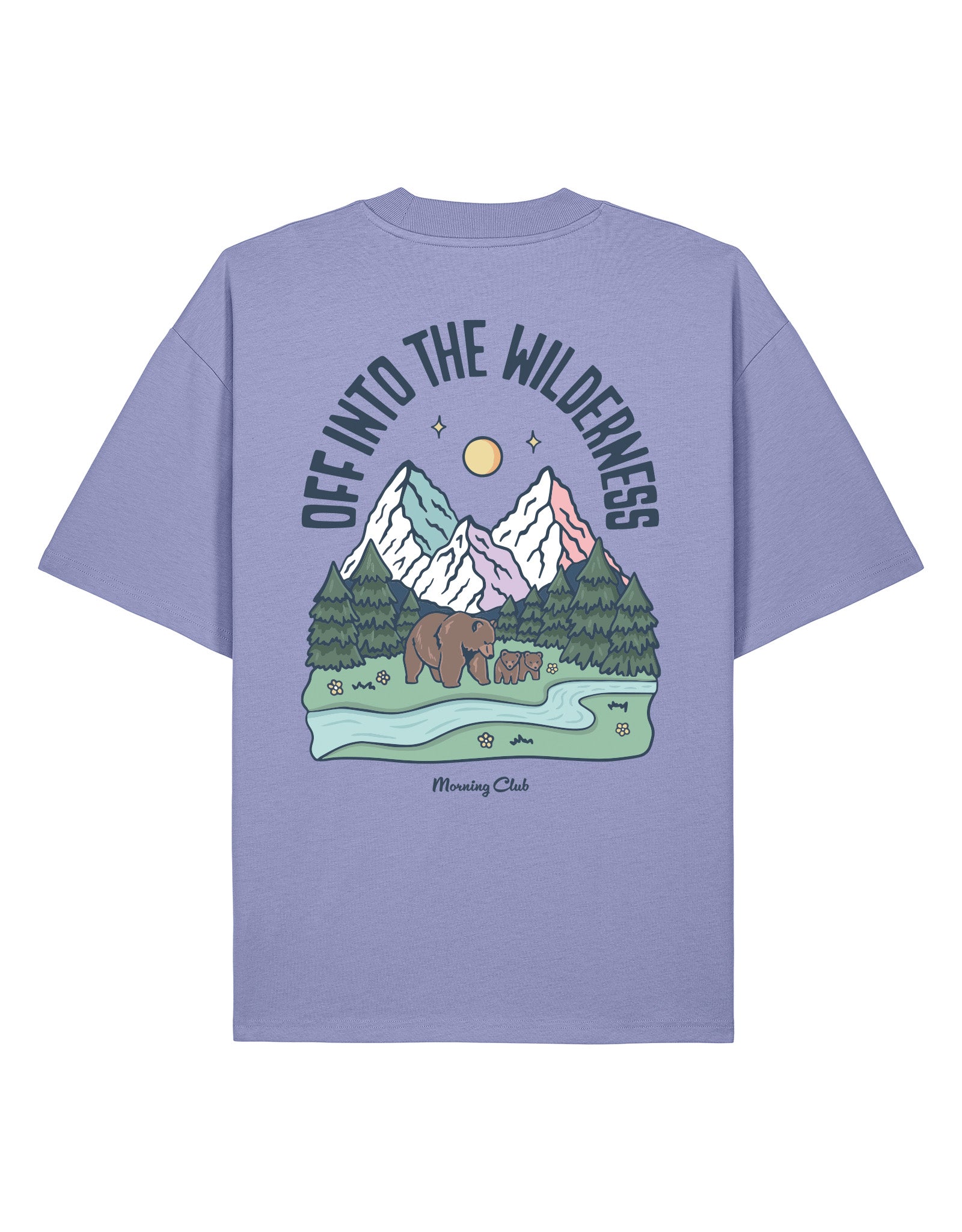 Into The Wilderness Printed Oversized Organic Cotton Tee