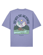 Into The Wilderness Printed Oversized Organic Cotton Tee