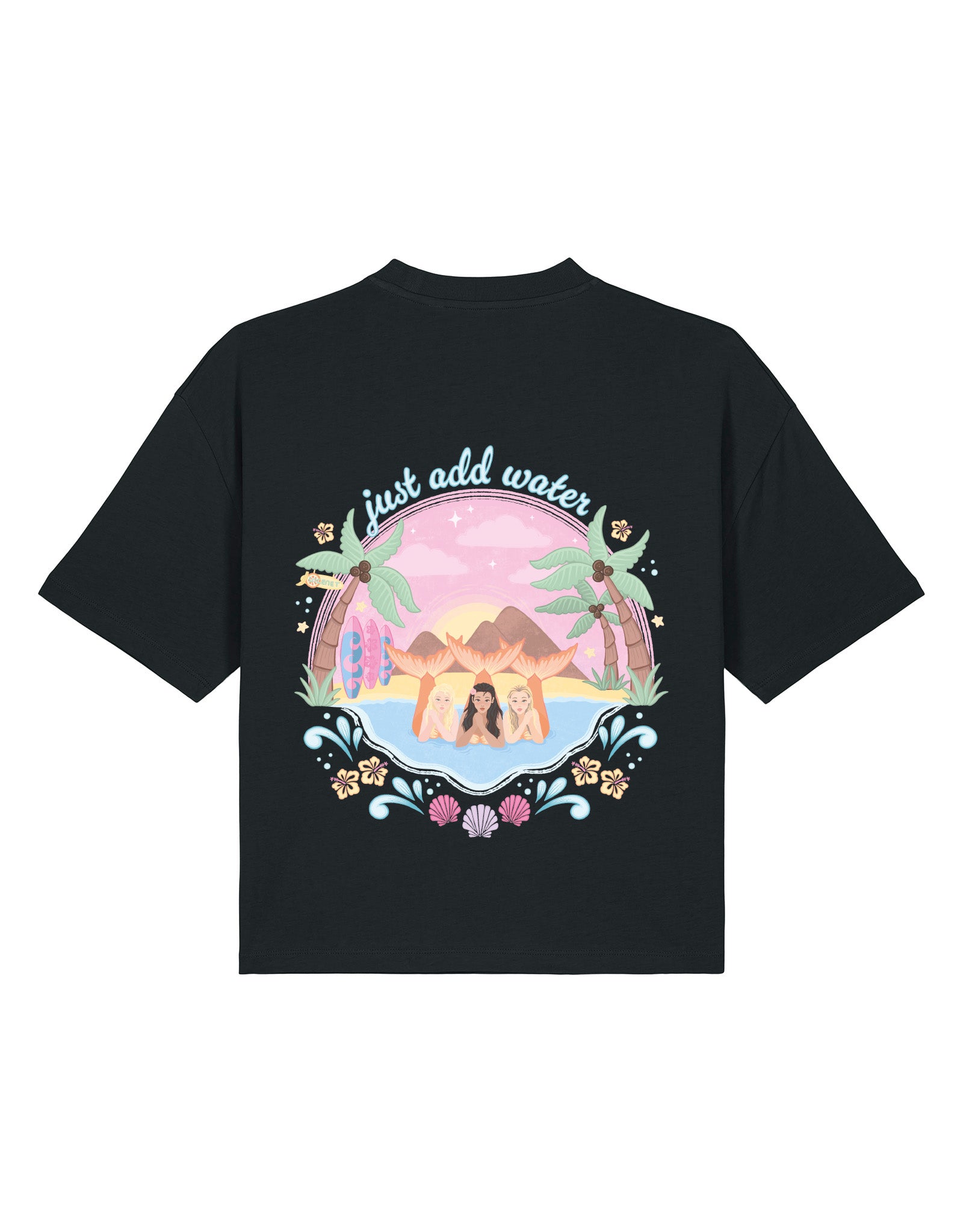 Just Add Water Boxy Organic Cotton Tee