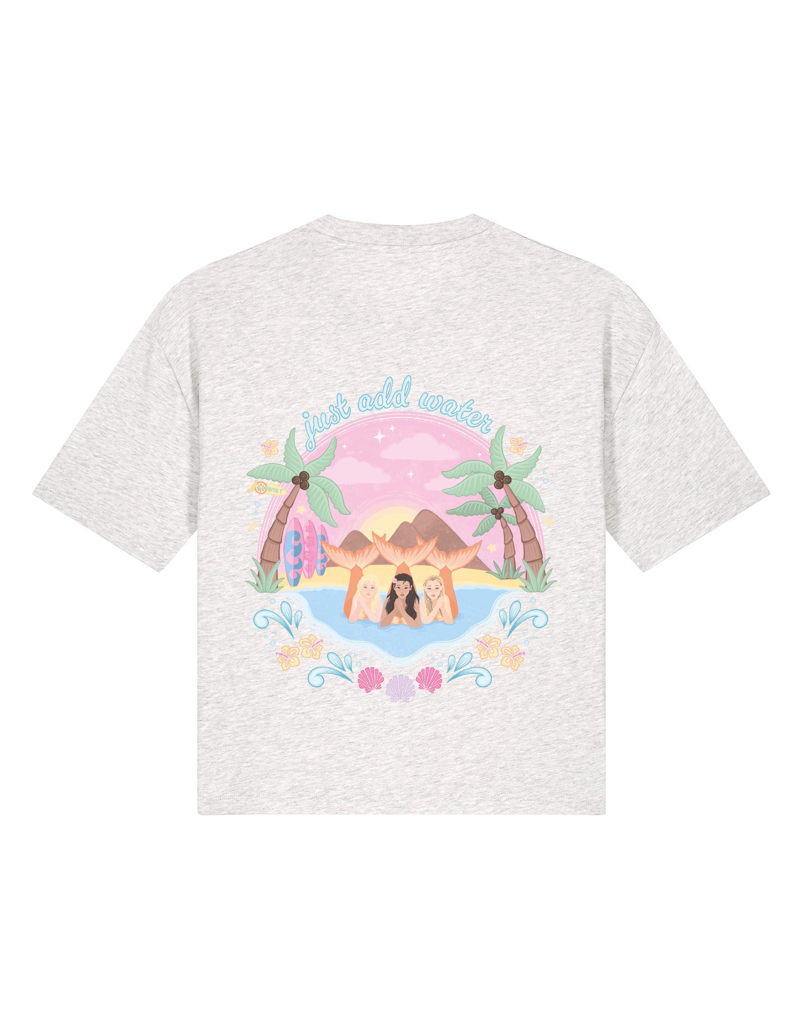 Just Add Water Boxy Organic Cotton Tee