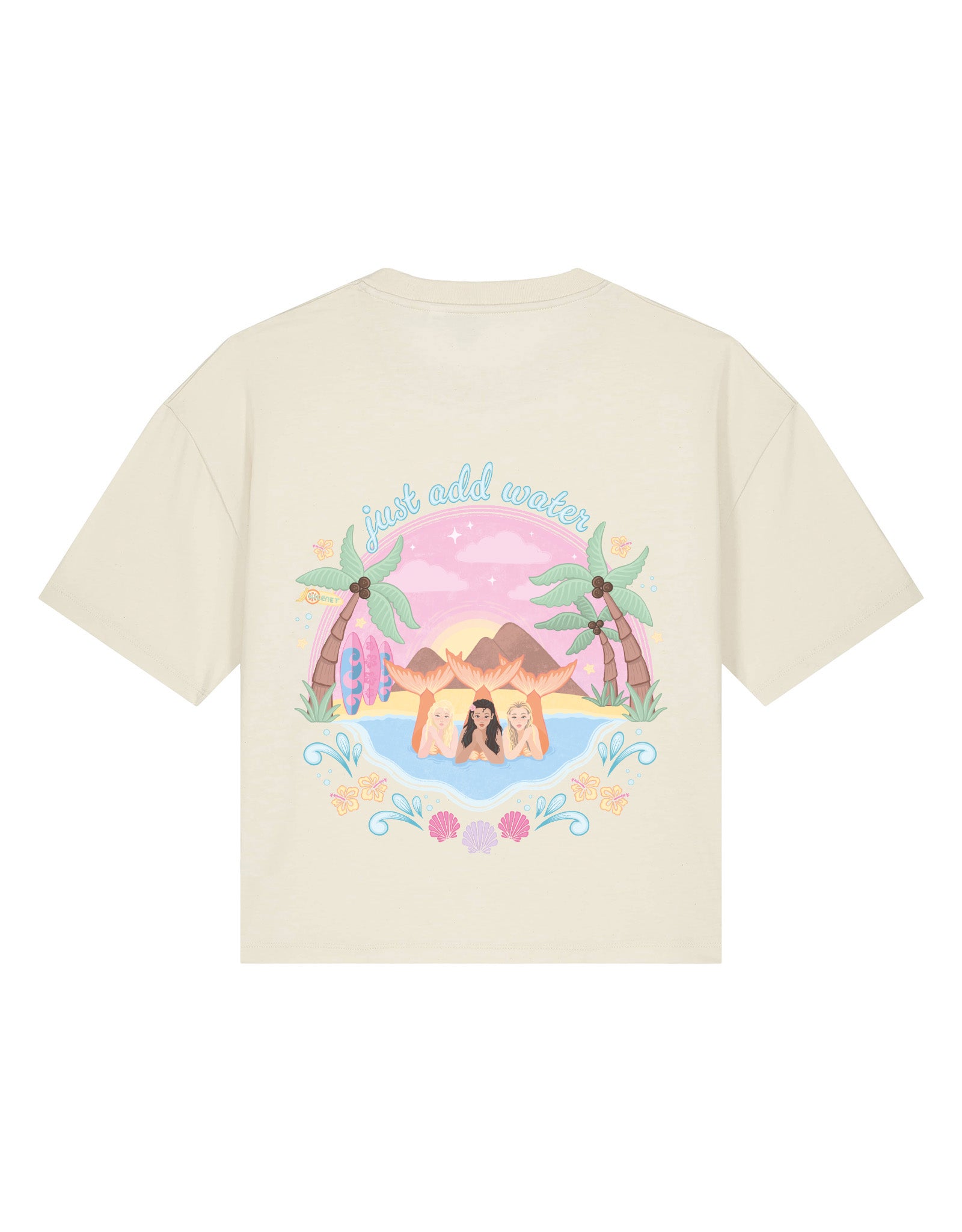 Just Add Water Boxy Organic Cotton Tee