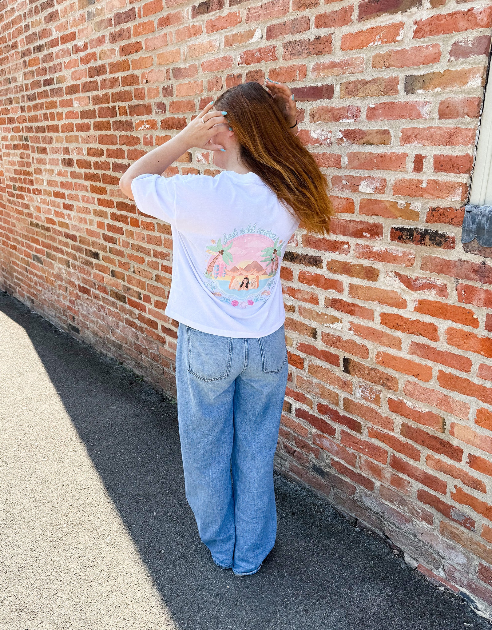 Just Add Water Boxy Organic Cotton Tee