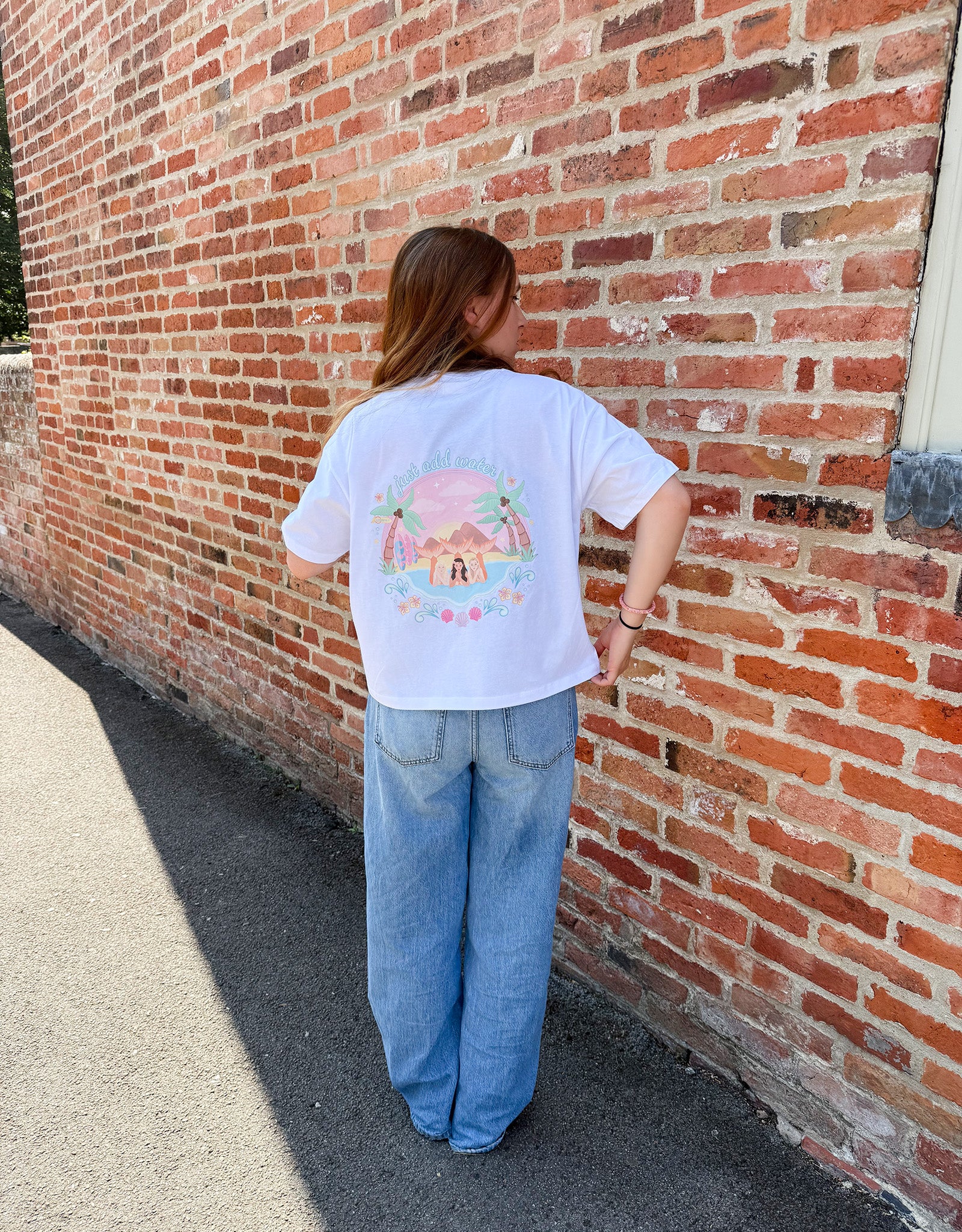 Just Add Water Boxy Organic Cotton Tee