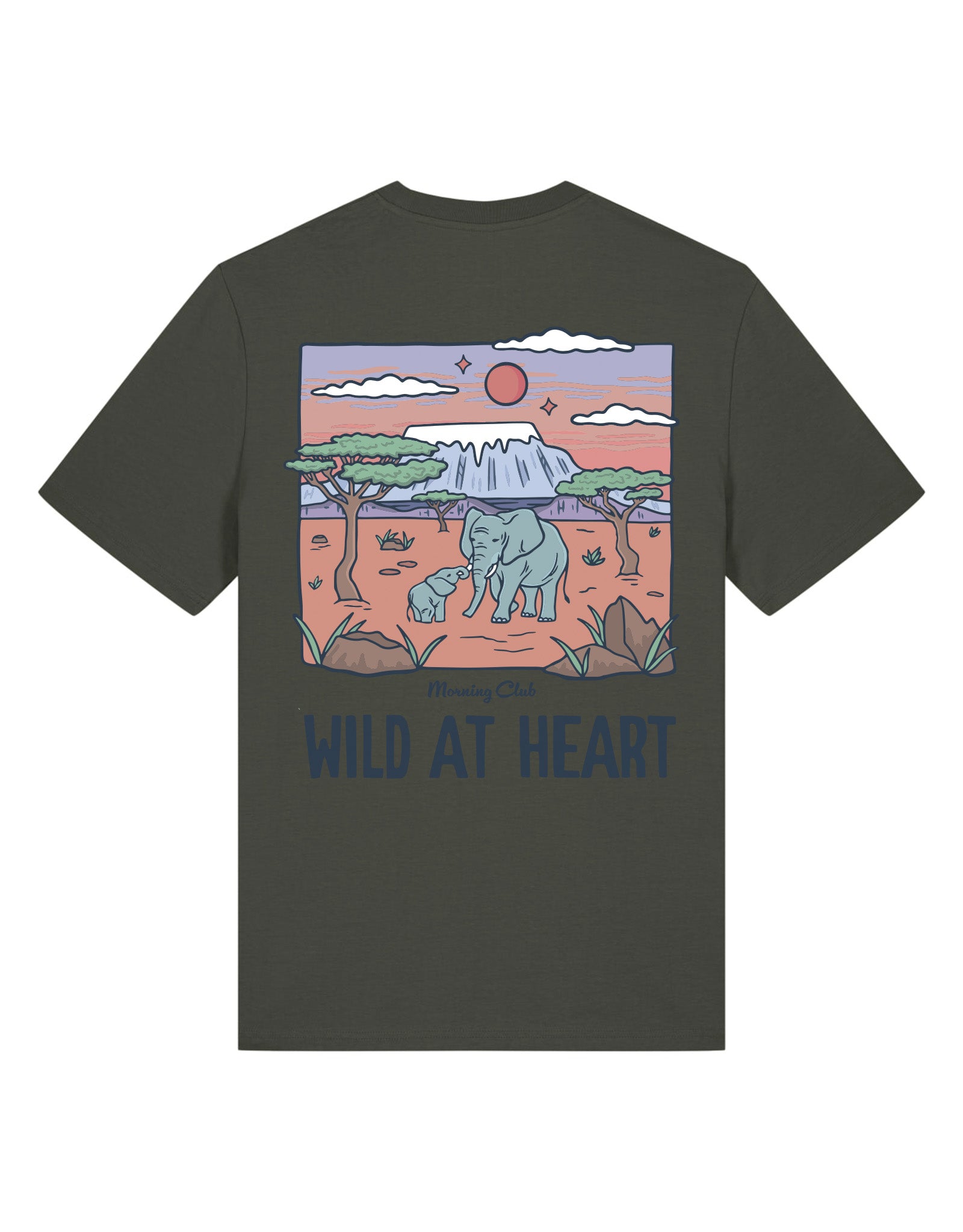 SAMPLERL1 - Wild At Heart Khaki T-Shirt *FAULTY*