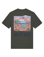 SAMPLERL1 - Wild At Heart Khaki T-Shirt *FAULTY*