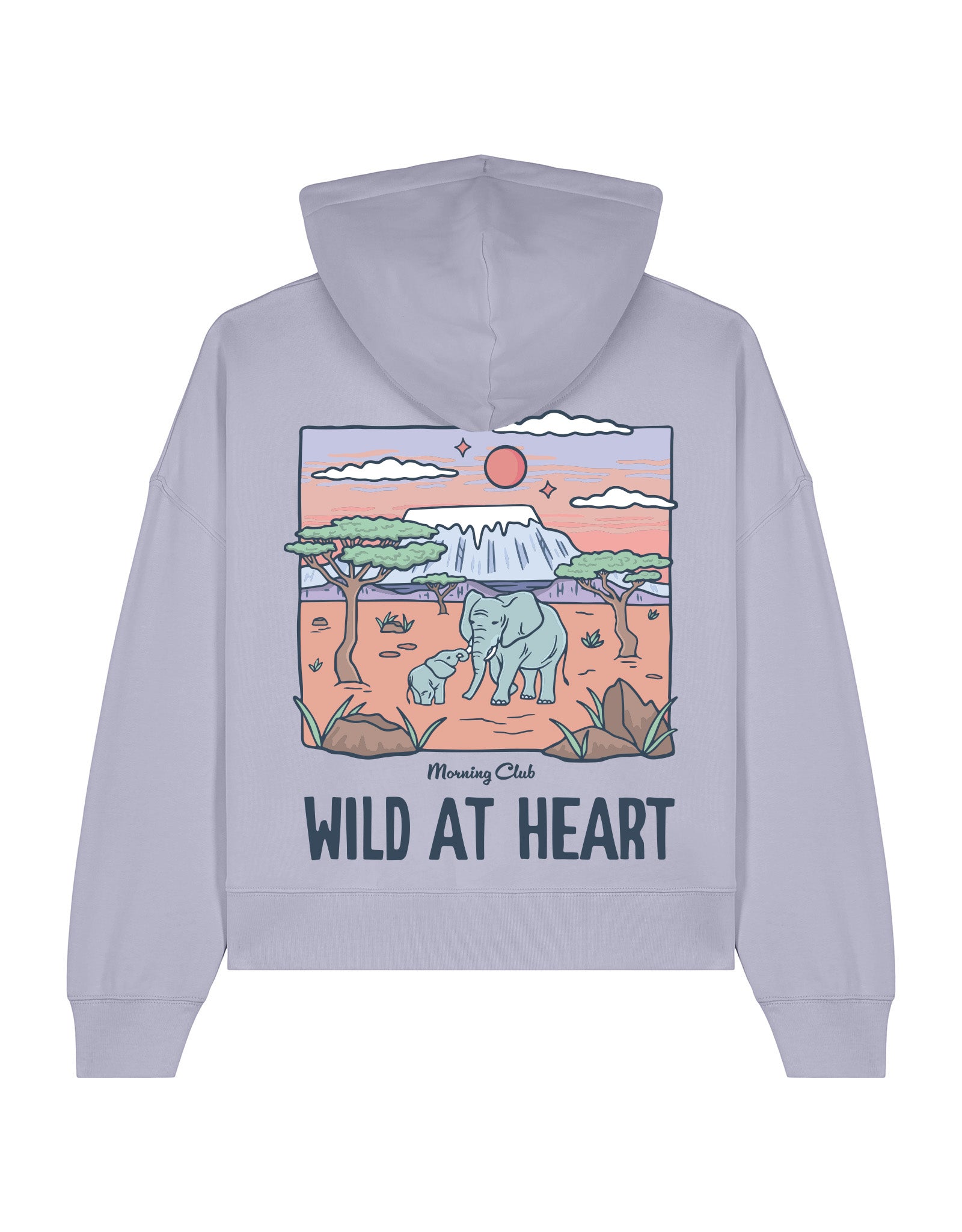 Wild At Heart Boxy Organic Cotton Hoodie