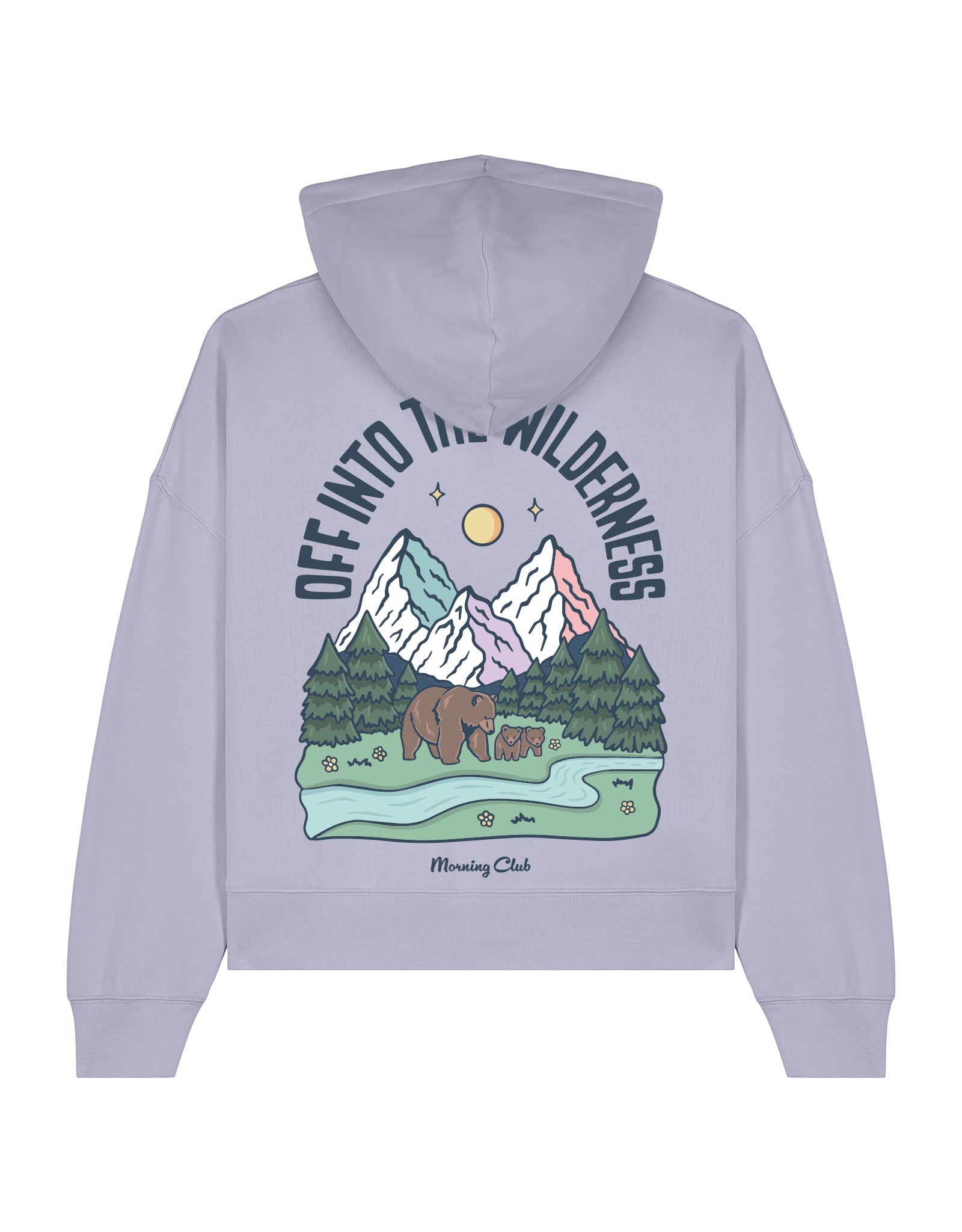 Into The Wilderness Boxy Organic Cotton Hoodie
