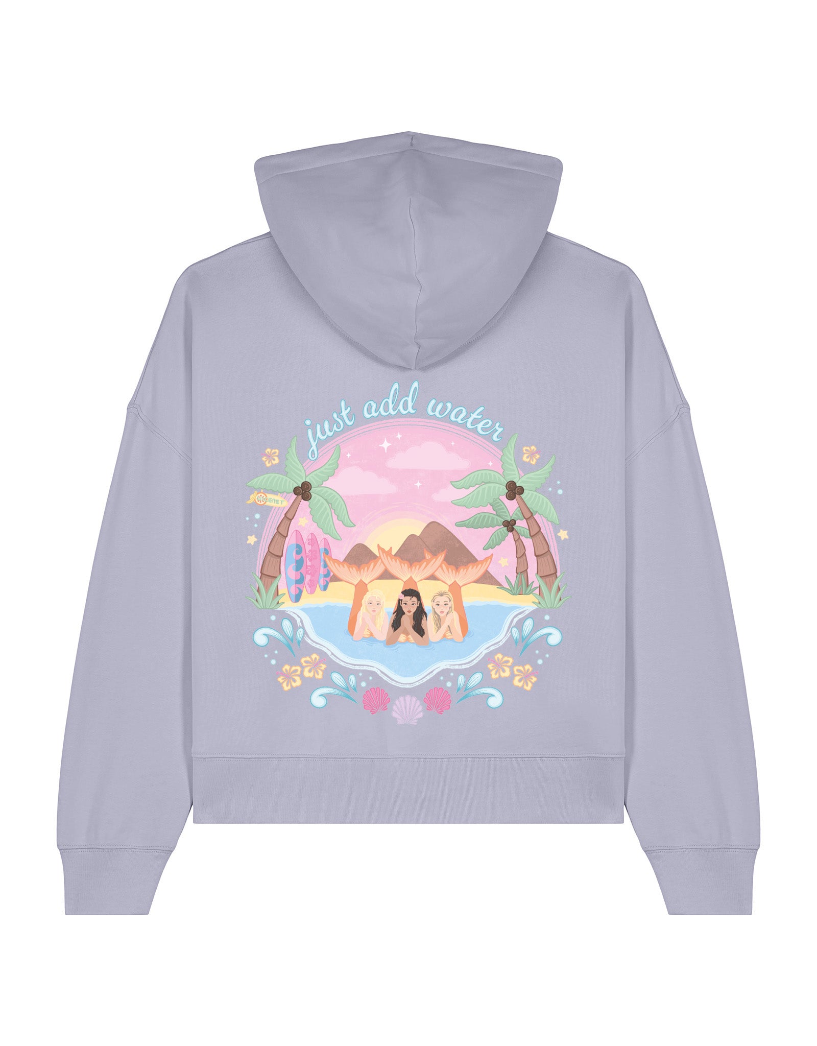 Just Add Water Boxy Organic Cotton Hoodie